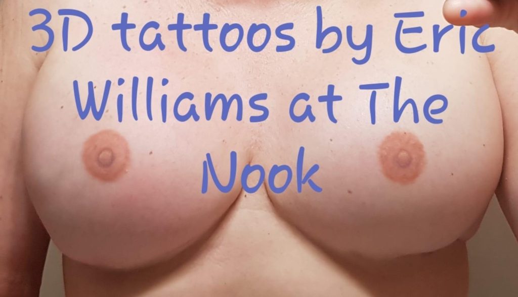 3D Nipple tattoo after double Mastectomy Eric Williams