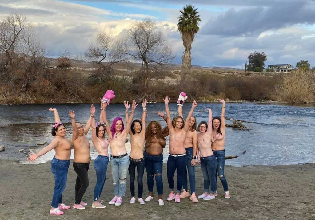 Group photo of women with Mastectomies
